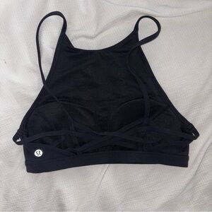 lululemon athletica Black Strappy Sports Bra Strappy Scoop-Neck Bra
A/B Cup